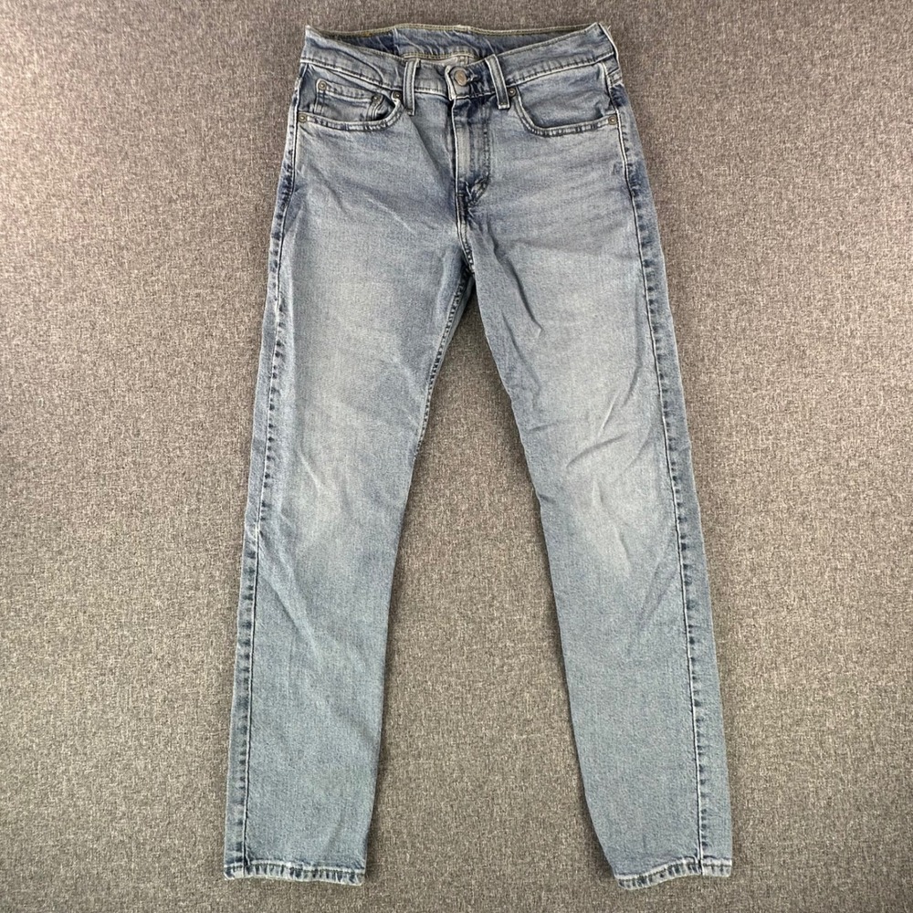 Levi's Jeans Mens 29 502 Regular Taper Light Blue Denim Tapered Leg